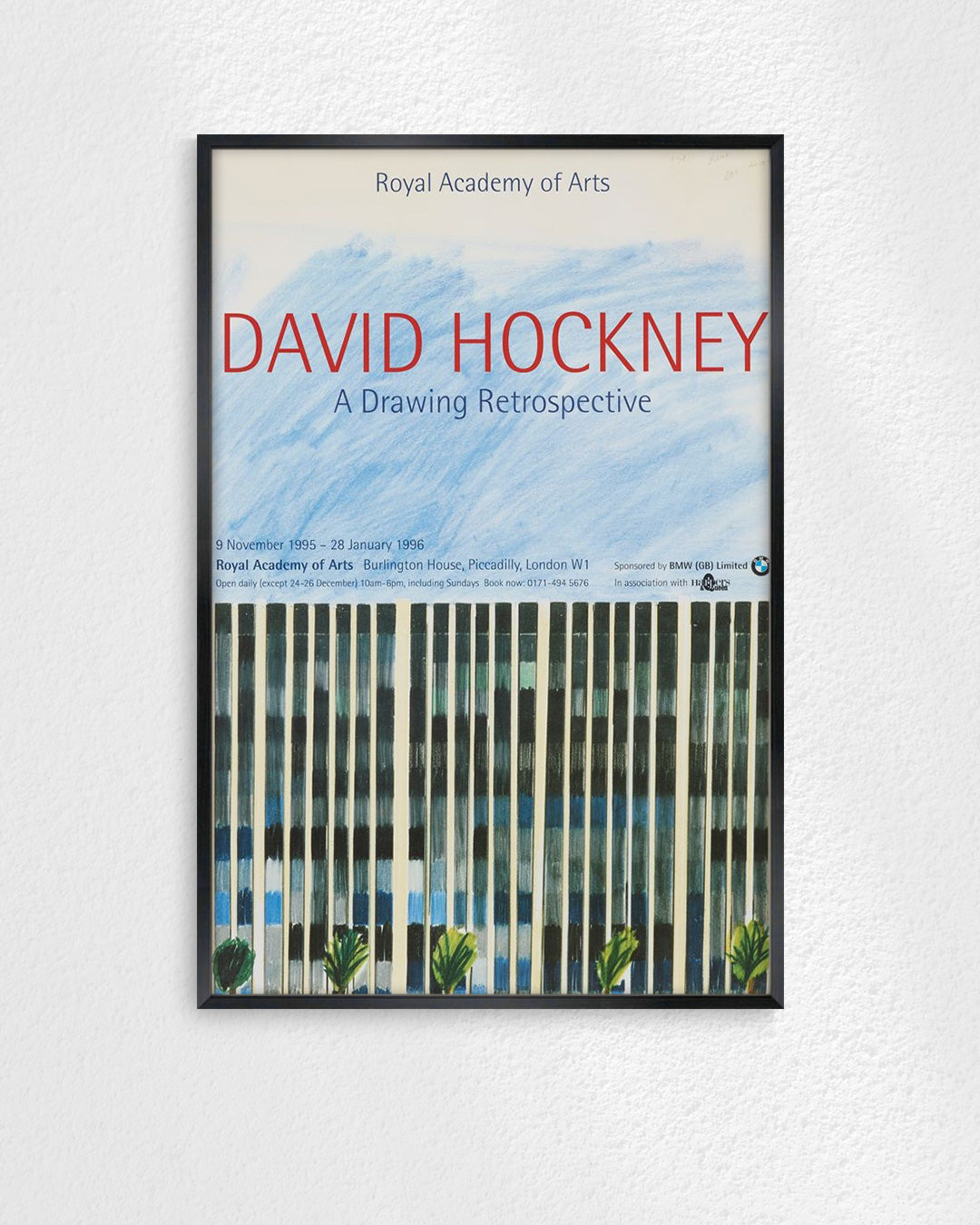 Bank Building, Los Angelesポスター【David Hockney│デヴィッド・ホックニー】（76×50.7）