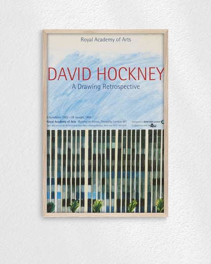 Bank Building, Los Angelesポスター【David Hockney│デヴィッド・ホックニー】（76×50.7）