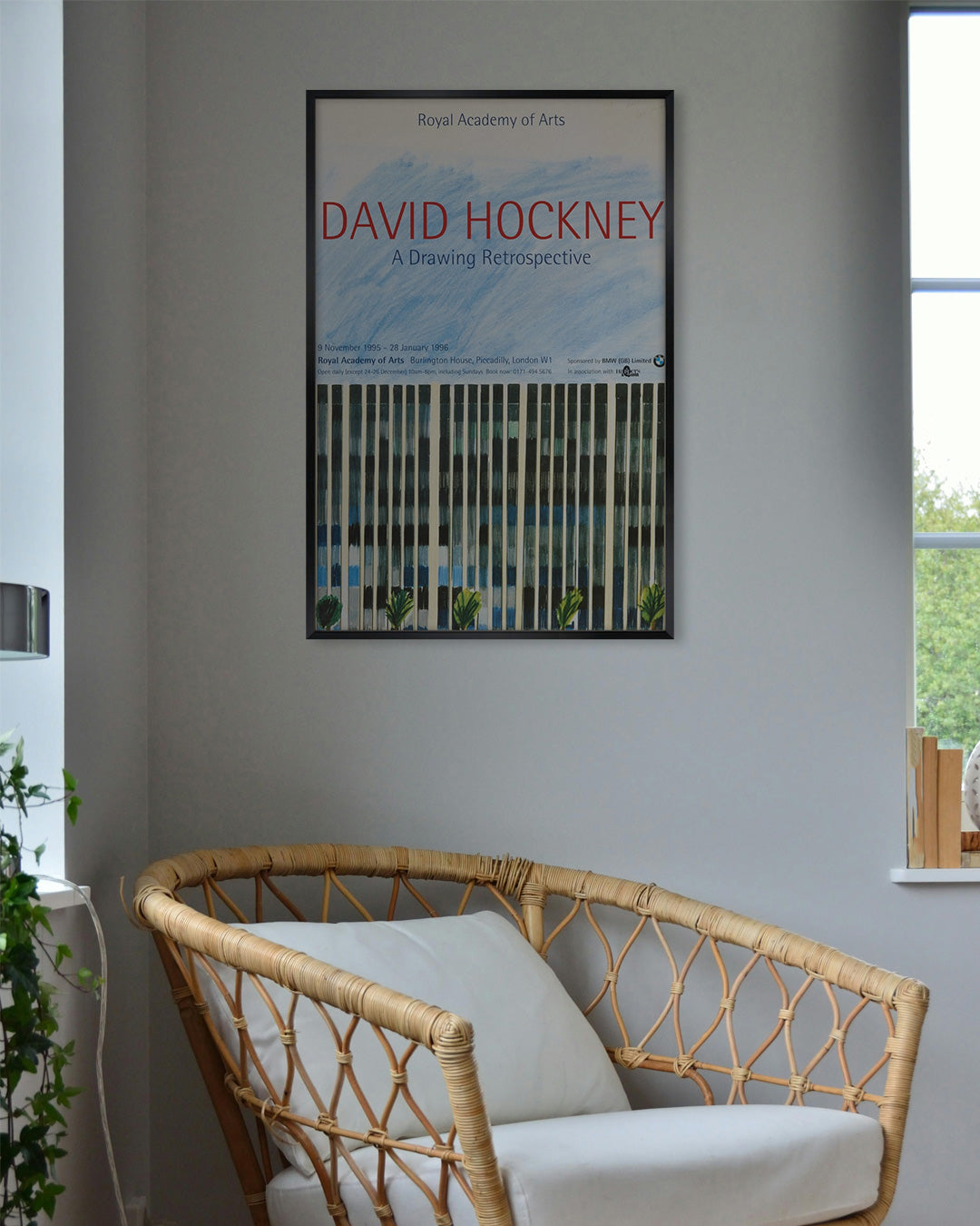 Bank Building, Los Angelesポスター【David Hockney│デヴィッド