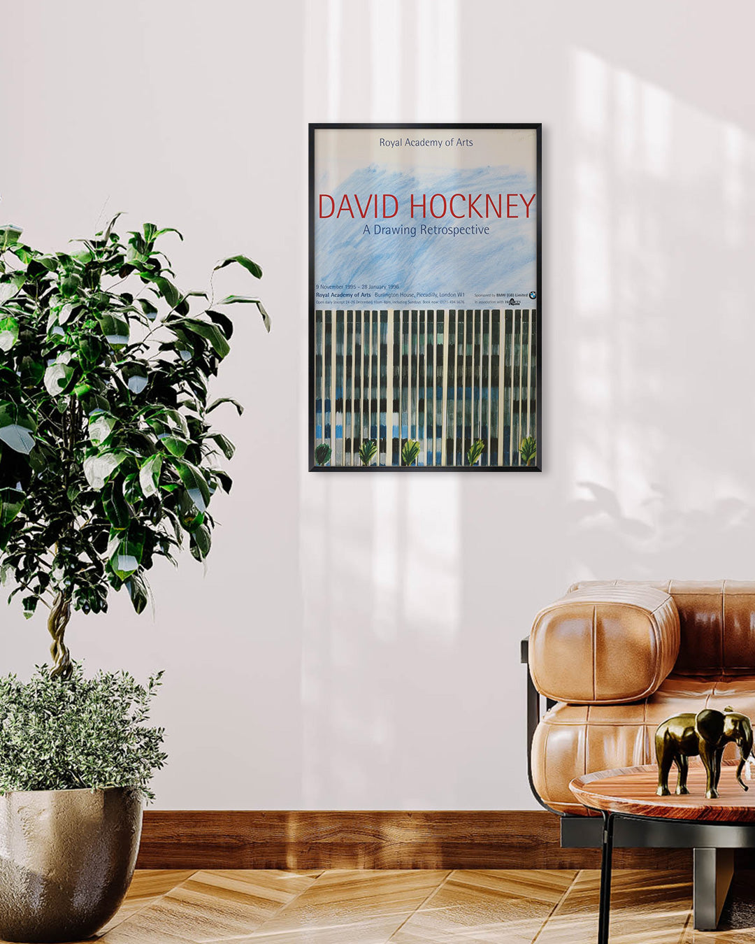 Bank Building, Los Angelesポスター【David Hockney│デヴィッド・ホックニー】（76×50.7）