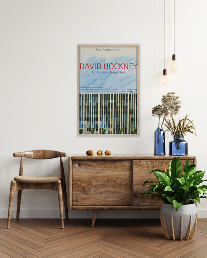 Bank Building, Los Angelesポスター【David Hockney│デヴィッド・ホックニー】（76×50.7）