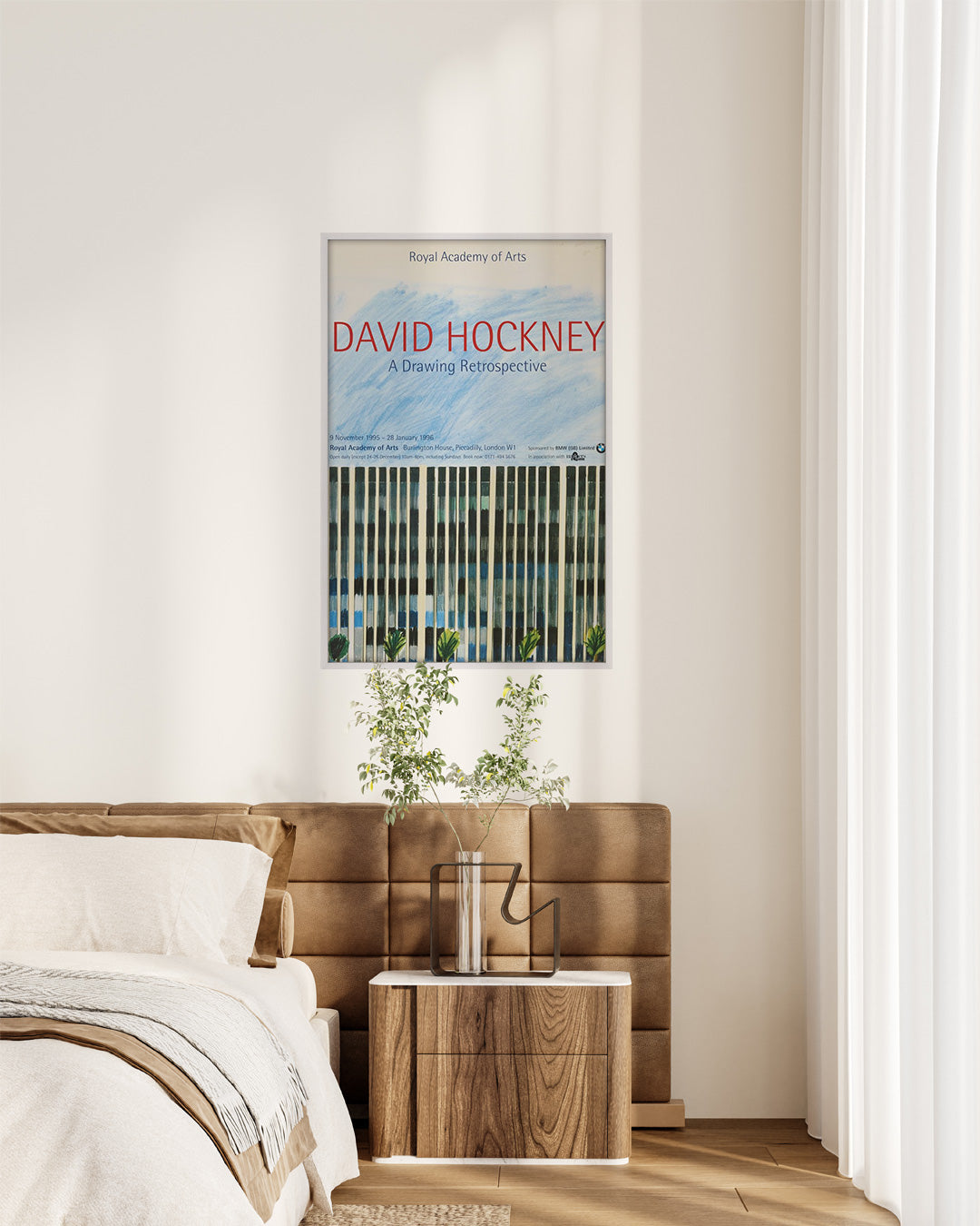 Bank Building, Los Angelesポスター【David Hockney│デヴィッド・ホックニー】（76×50.7）