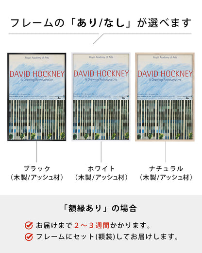 Bank Building, Los Angelesポスター【David Hockney│デヴィッド・ホックニー】（76×50.7）