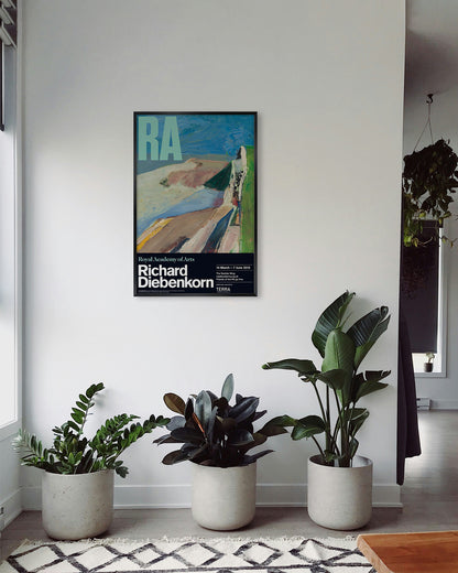 Seawallポスター【Richard Diebenkorn│リチャード・ディーベンコーン】（76.1×50.7）