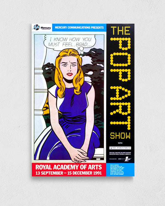 I Know How You Must Feel, Brad…ポスター【Roy Lichtenstein│ロイ・リキテンスタイン】（76.2×50.8）