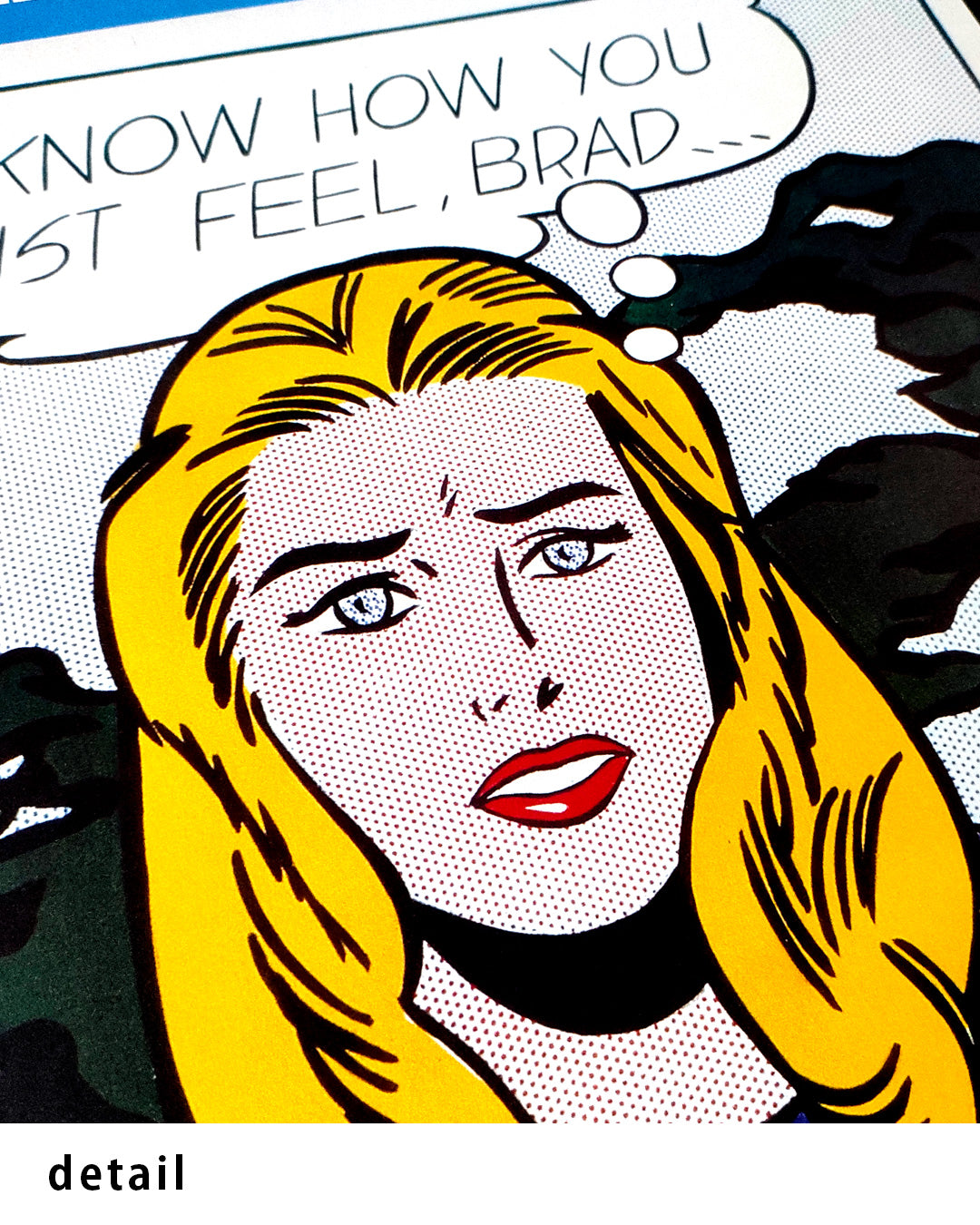 I Know How You Must Feel, Brad…ポスター【Roy Lichtenstein│ロイ