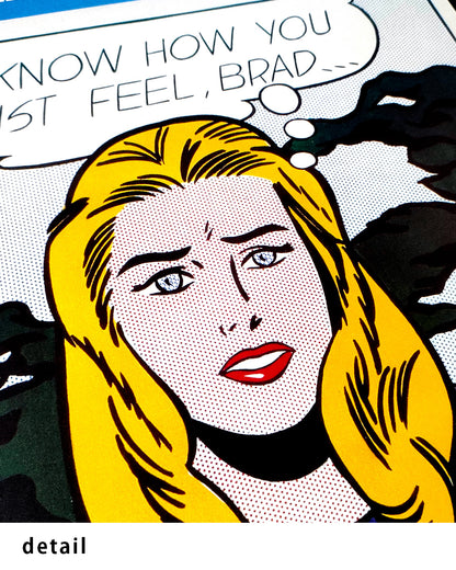 I Know How You Must Feel, Brad…ポスター【Roy Lichtenstein│ロイ・リキテンスタイン】（76.2×50.8）