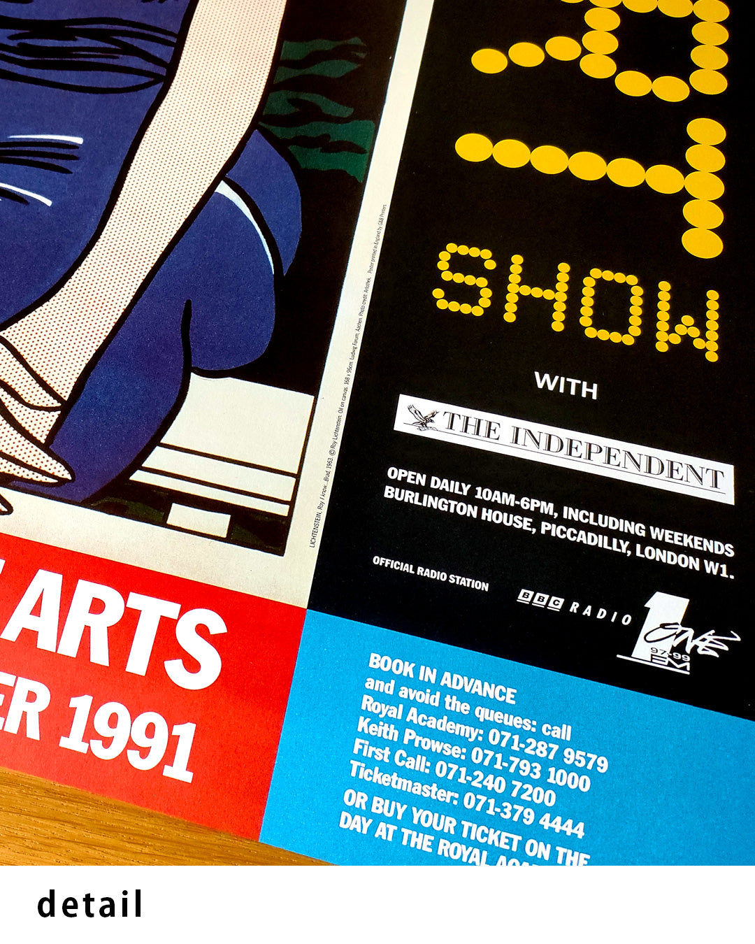 I Know How You Must Feel, Brad…ポスター【Roy Lichtenstein│ロイ