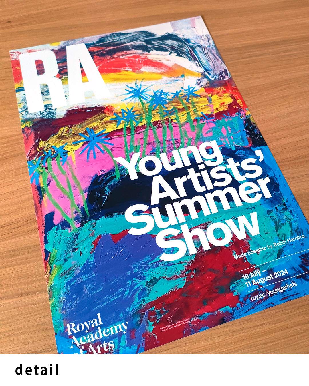 Cornflowers (detail) — Young Artists’ Summer Show 2024 Mini Posterポスター【Maximus│マクシムス】（38.1×25.4）