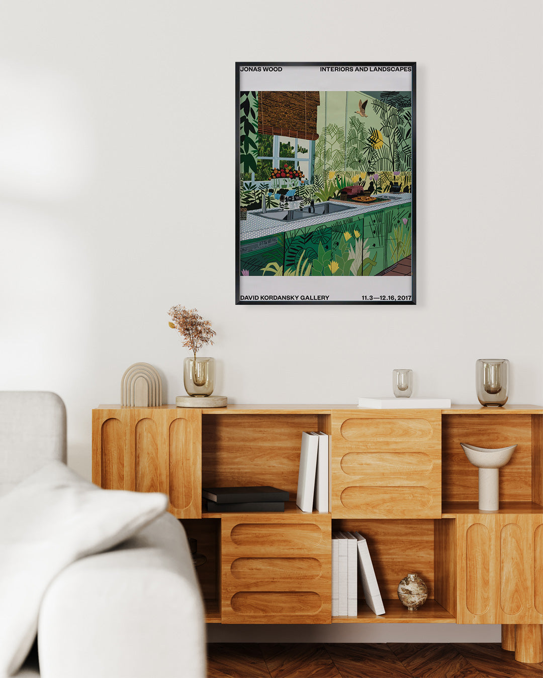 Interiors and Landscapes (Folded)ポスター【Jonas Wood│ジョナス・ウッド】（61×45.7）