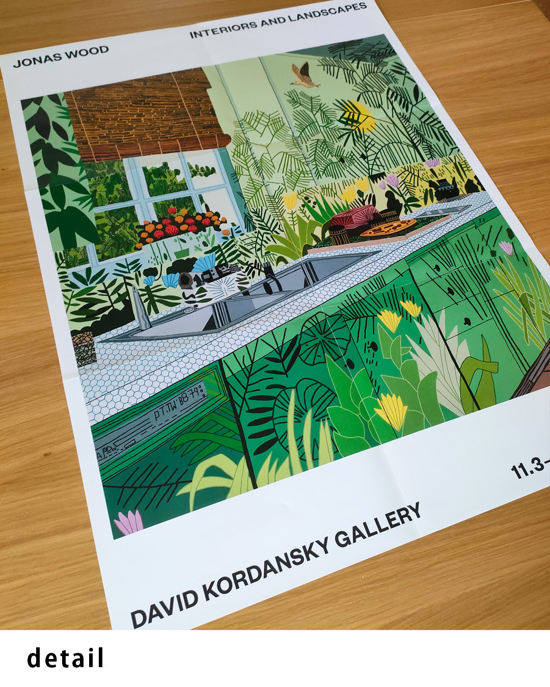 Interiors and Landscapes (Folded)ポスター【Jonas Wood│ジョナス・ウッド】（61×45.7）