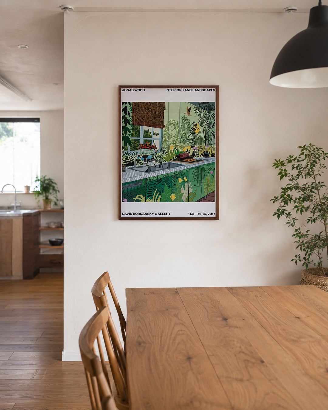 Interiors and Landscapes (Unfolded)ポスター【Jonas Wood│ジョナス・ウッド】（61×45.7）