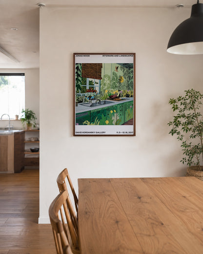 Interiors and Landscapes (Unfolded)ポスター【Jonas Wood│ジョナス・ウッド】（61×45.7）
