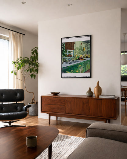 Interiors and Landscapes (Unfolded)ポスター【Jonas Wood│ジョナス・ウッド】（61×45.7）