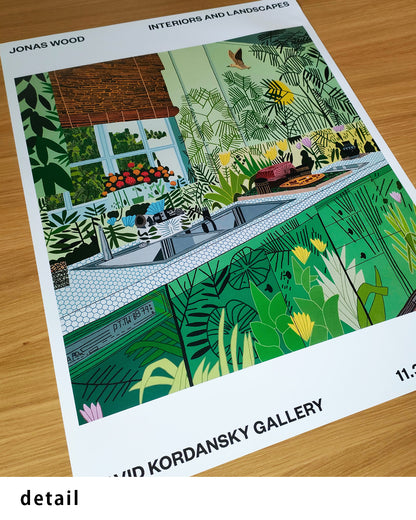 Interiors and Landscapes (Unfolded)ポスター【Jonas Wood│ジョナス・ウッド】（61×45.7）