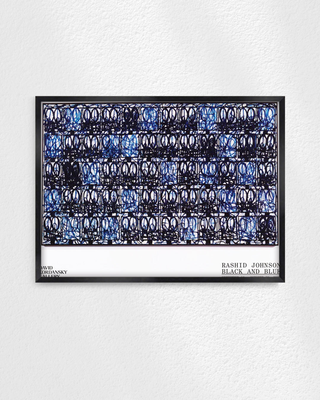 Black and Blue2021ポスター【Rashid Johnson│ラシッド・ジョンソン】（61×81.3）