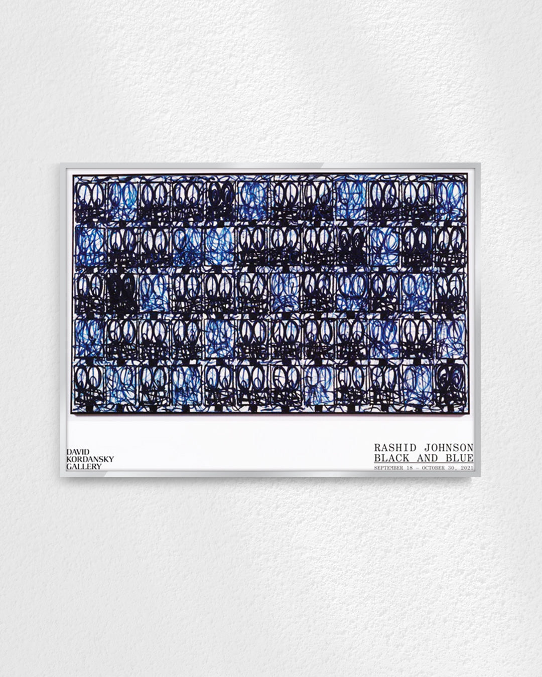 Rashid Johnson ポスター Black and Blue2021ポスター【Rashid Johnson│ラシッド・ジョンソン