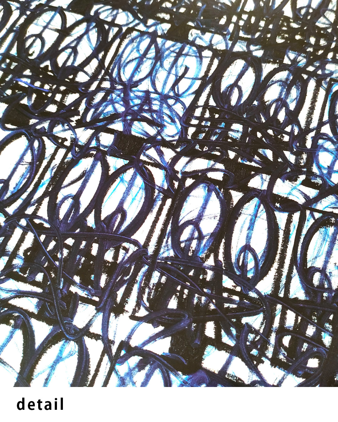Black and Blue2021ポスター【Rashid Johnson│ラシッド・ジョンソン】（61×81.3）