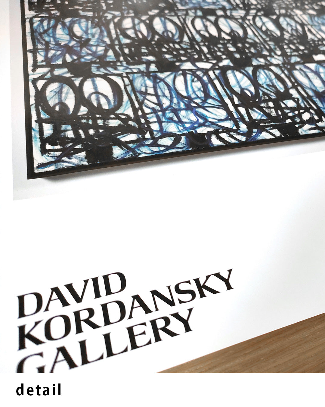 Black and Blue2021ポスター【Rashid Johnson│ラシッド・ジョンソン】（61×81.3）
