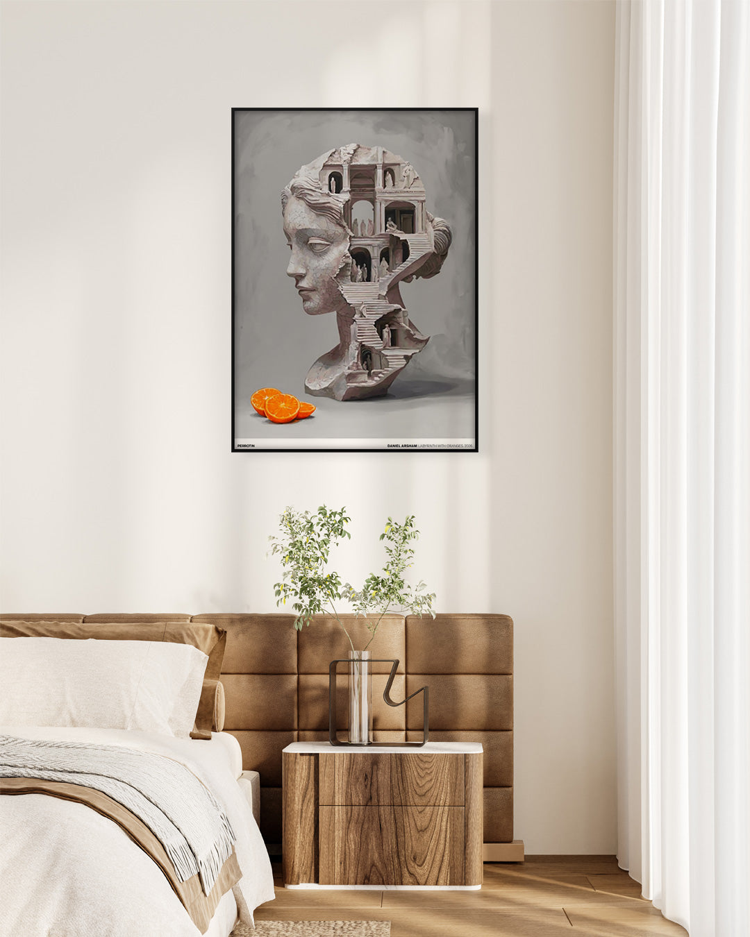 Labyrinth with Orangesポスター【Daniel Arsham│ダニエル