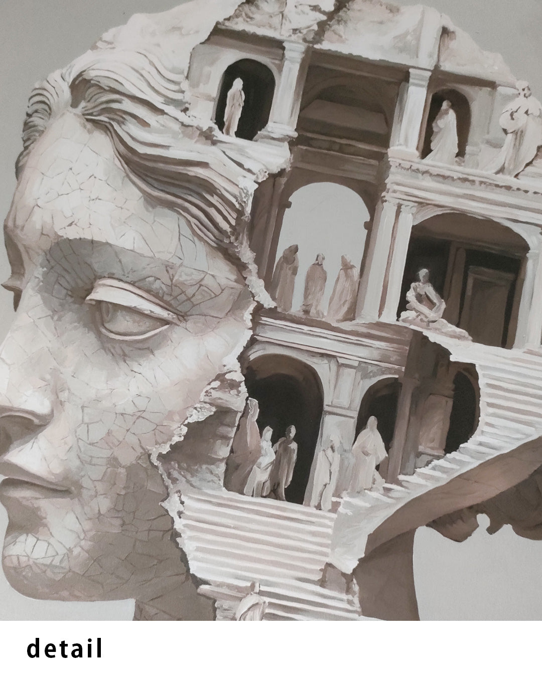 Labyrinth with Orangesポスター【Daniel Arsham│ダニエル・アーシャム】（70×50）