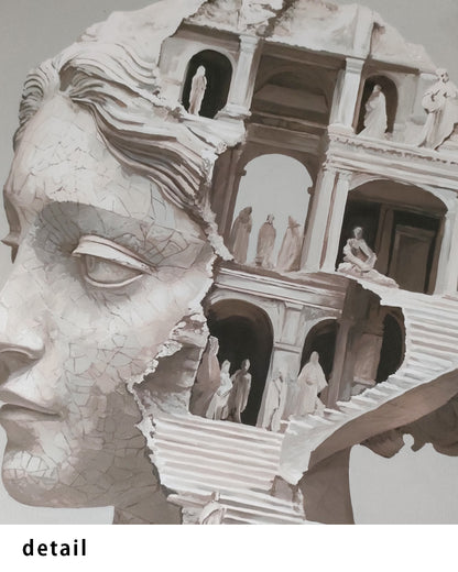 Labyrinth with Orangesポスター【Daniel Arsham│ダニエル・アーシャム】（70×50）