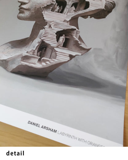 Labyrinth with Orangesポスター【Daniel Arsham│ダニエル・アーシャム】（70×50）