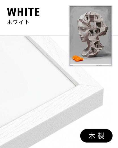 Labyrinth with Orangesポスター【Daniel Arsham│ダニエル・アーシャム】（70×50）