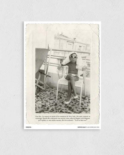 Tu les as bien eus !ポスター【Sophie Calle│ソフィ・カル】（70×50）