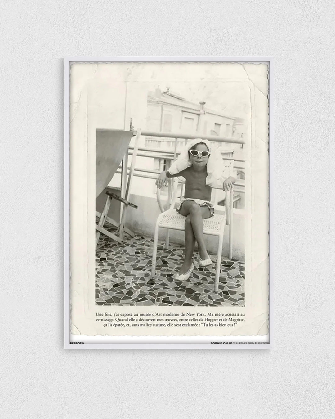 Tu les as bien eus !ポスター【Sophie Calle│ソフィ・カル】（70×50）