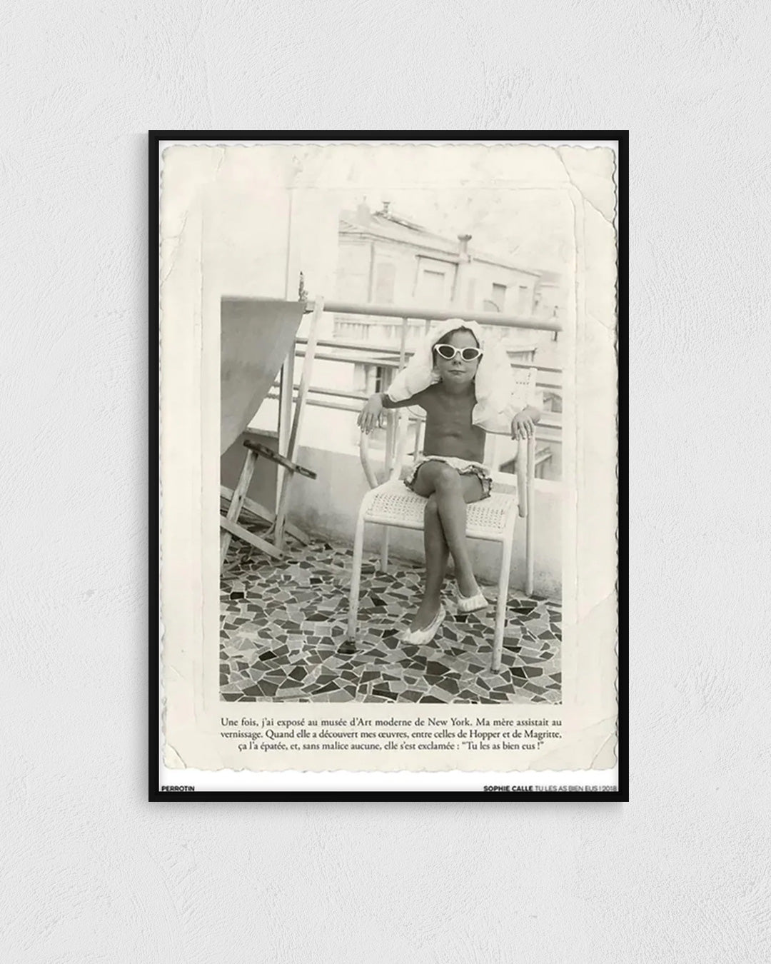 Tu les as bien eus !ポスター【Sophie Calle│ソフィ・カル】（70×50