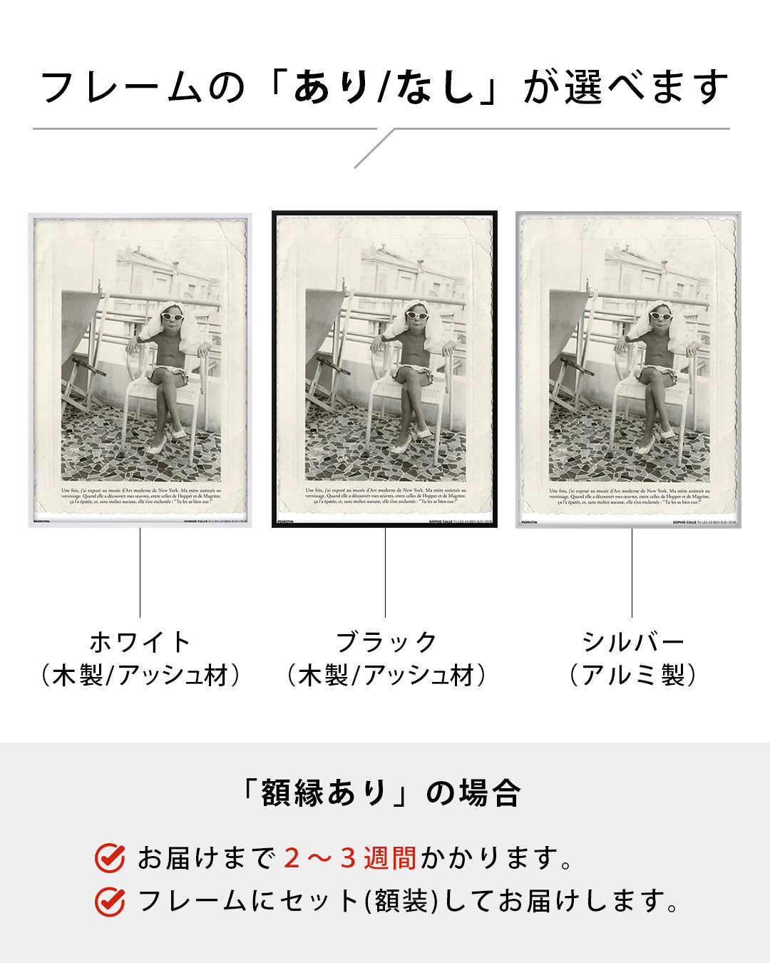 Tu les as bien eus !ポスター【Sophie Calle│ソフィ・カル】（70×50）