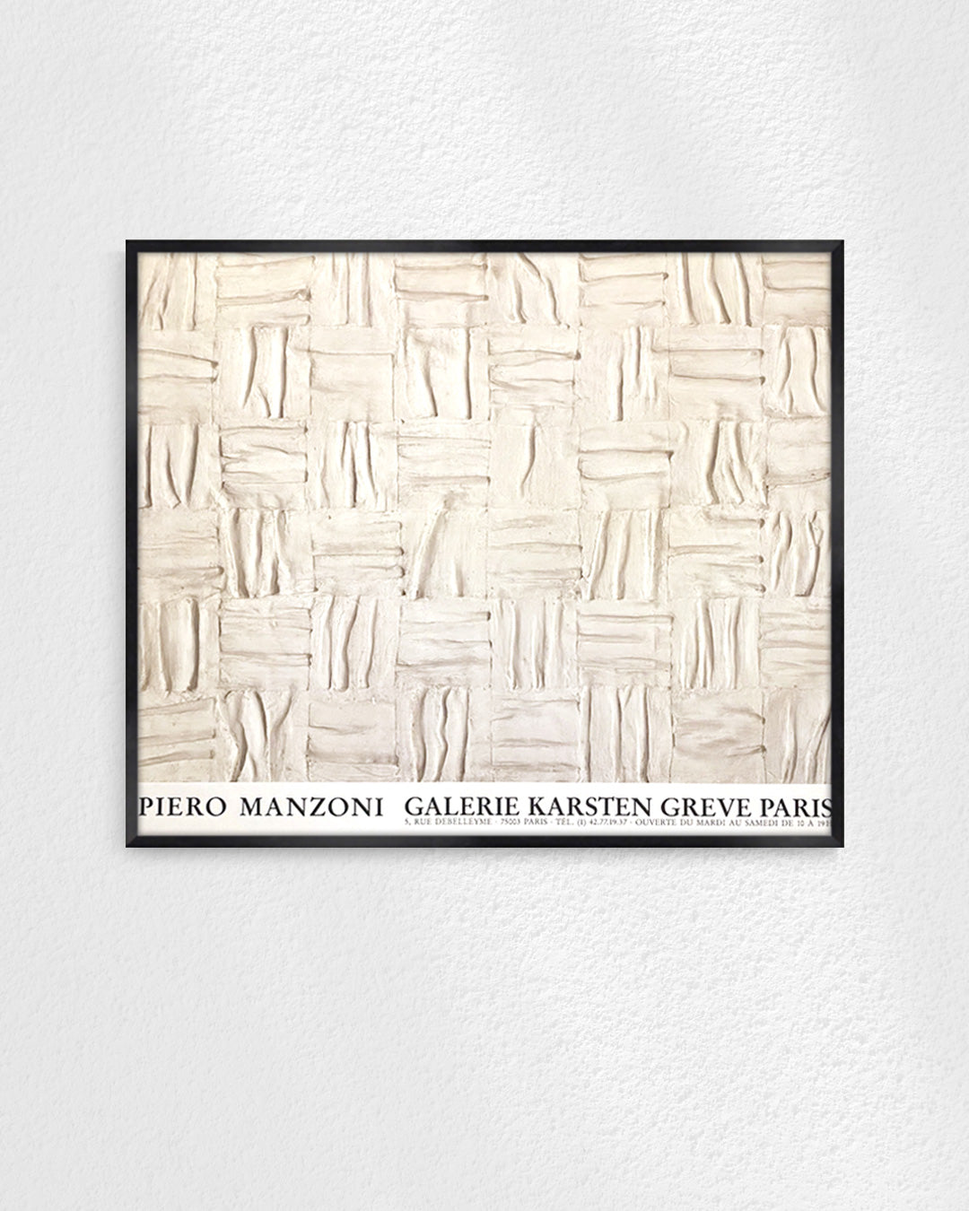 Galerie Karsten Greve Paris Exhibition Poster (1992)ポスター【Piero Manzoni│ピエロ・マンゾーニ】（67×80）