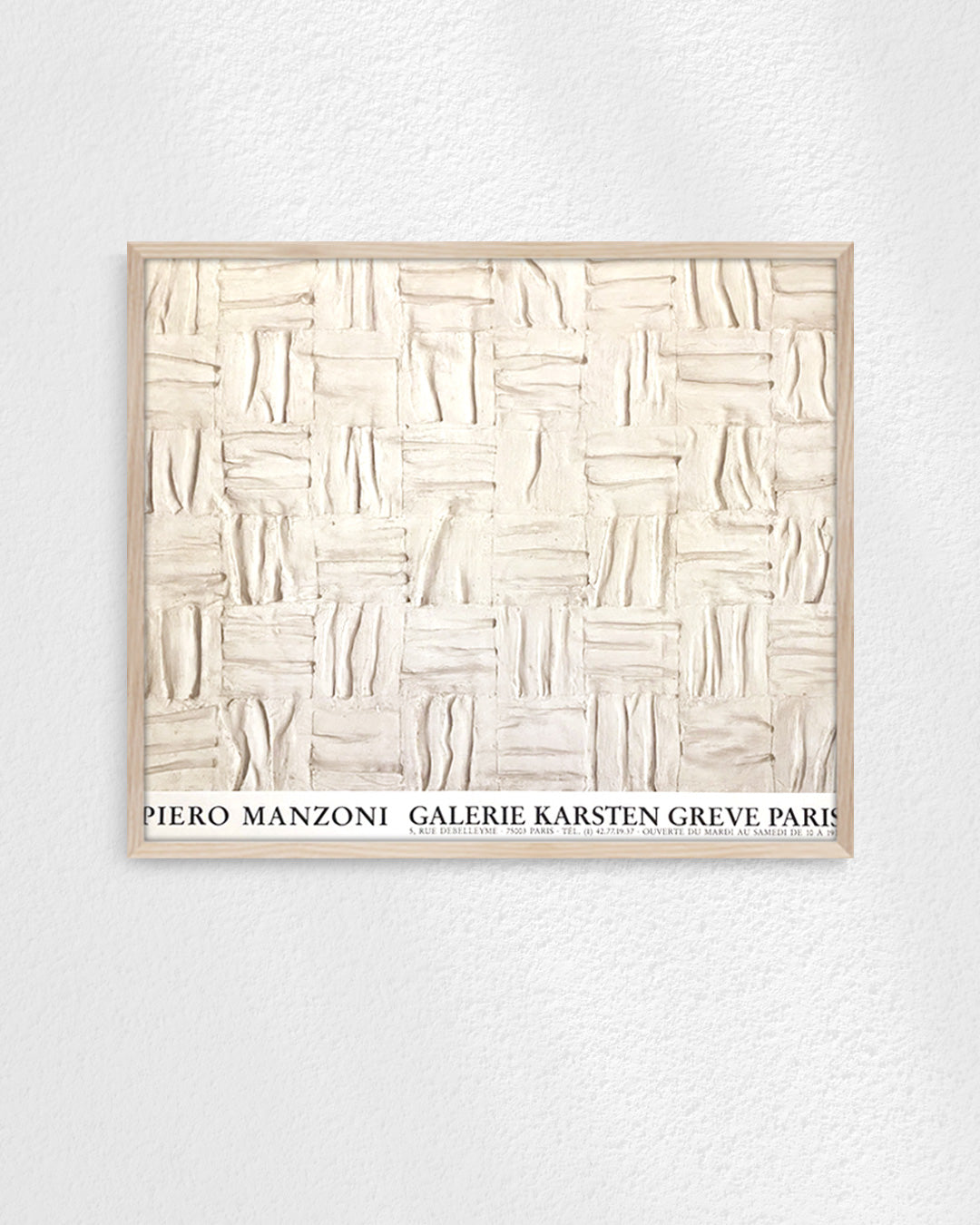 Galerie Karsten Greve Paris Exhibition Poster (1992)ポスター【Piero Manzoni│ピエロ・マンゾーニ】（67×80）