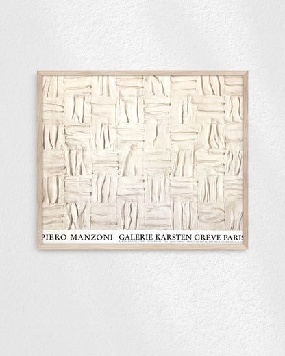Galerie Karsten Greve Paris Exhibition Poster (1992)ポスター【Piero Manzoni│ピエロ・マンゾーニ】（67×80）