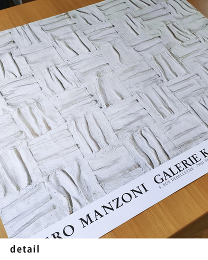 Galerie Karsten Greve Paris Exhibition Poster (1992)ポスター【Piero Manzoni│ピエロ・マンゾーニ】（67×80）