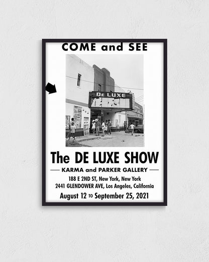 The DE LUXE SHOWポスター【Karma & Parker Gallery Exhibition│】（61×45.7）