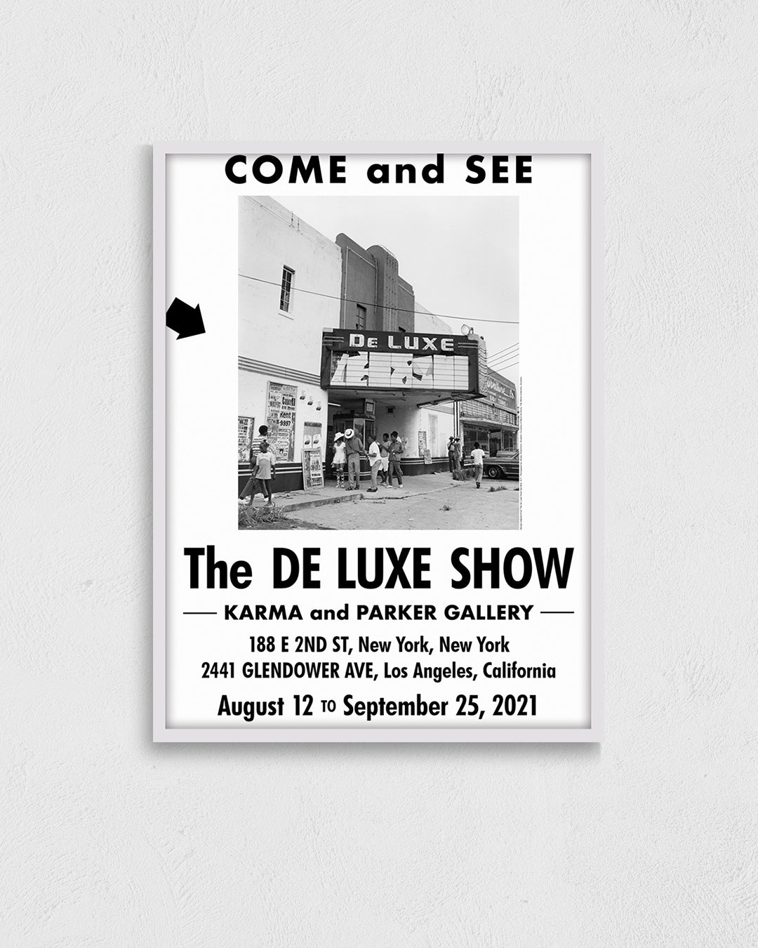 The DE LUXE SHOWポスター【Karma & Parker Gallery Exhibition│】（61×45.7）