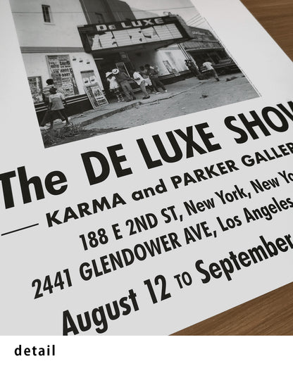 The DE LUXE SHOWポスター【Karma & Parker Gallery Exhibition│】（61×45.7）