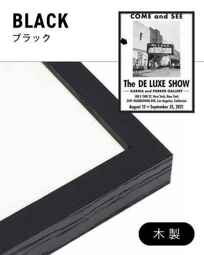 The DE LUXE SHOWポスター【Karma & Parker Gallery Exhibition│】（61×45.7）