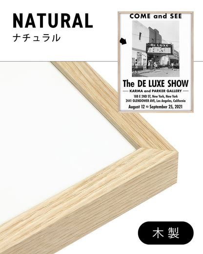 The DE LUXE SHOWポスター【Karma & Parker Gallery Exhibition│】（61×45.7）