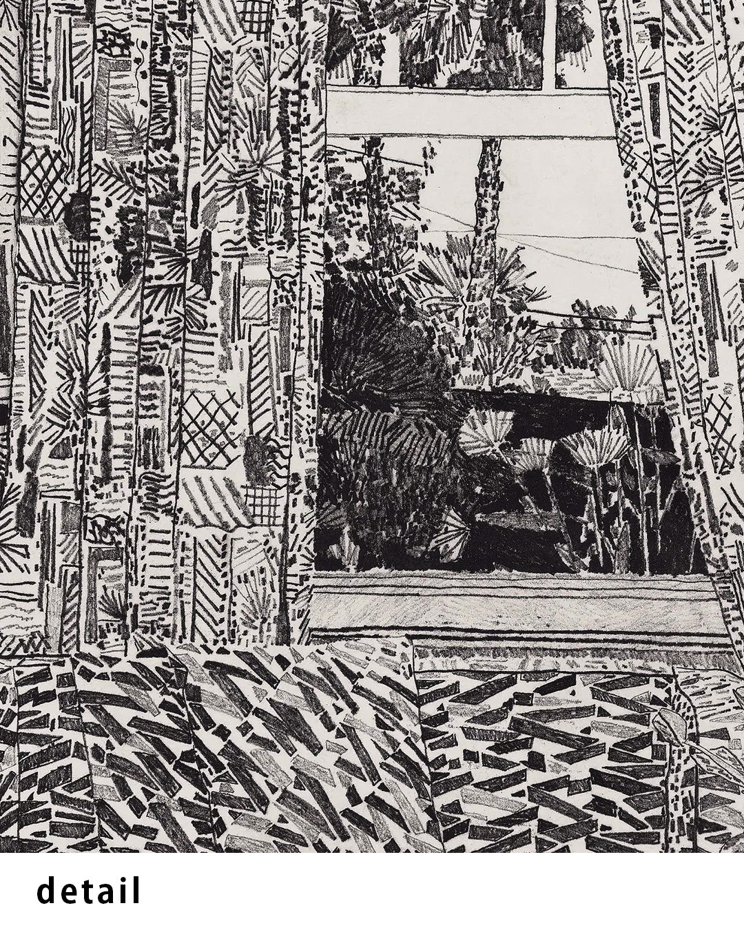 Pattern Couch Interior with Mar Vista Viewポスター【Jonas Wood│ジョナス・ウッド】（76.2×61）