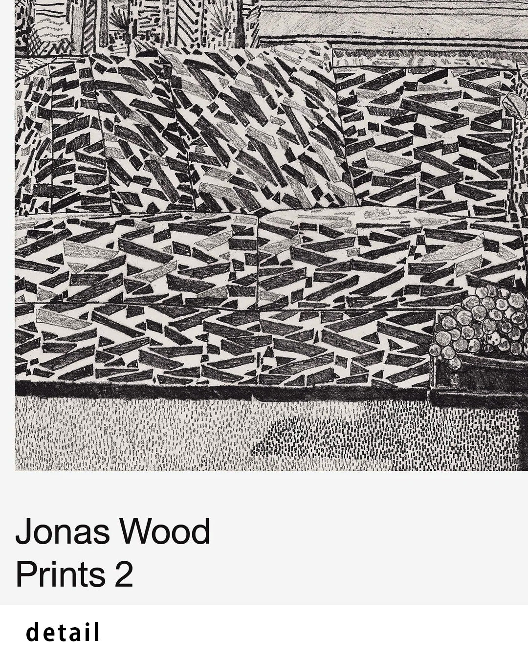Pattern Couch Interior with Mar Vista Viewポスター【Jonas Wood│ジョナス・ウッド】（76.2×61）