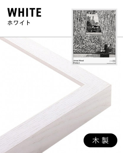 Pattern Couch Interior with Mar Vista Viewポスター【Jonas Wood│ジョナス・ウッド】（76.2×61）