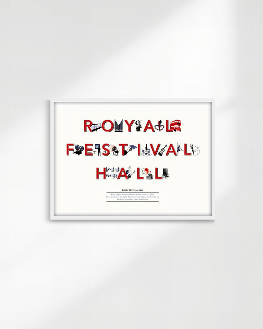 【限定100部】Royal Festival Hall Typography Print