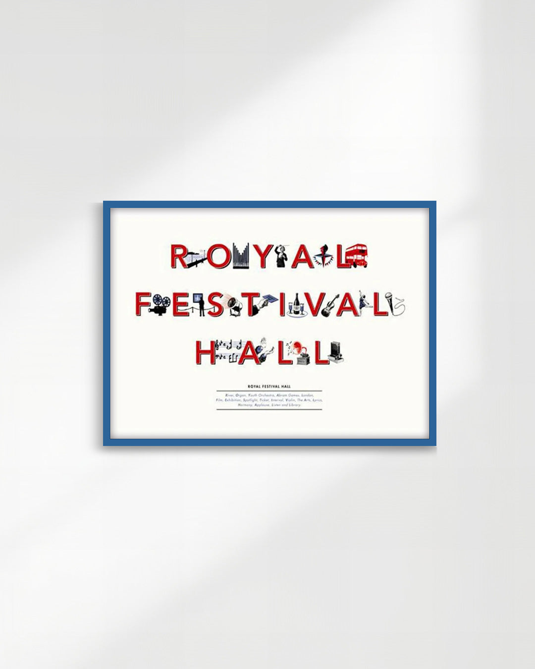 【限定100部】Royal Festival Hall Typography Print