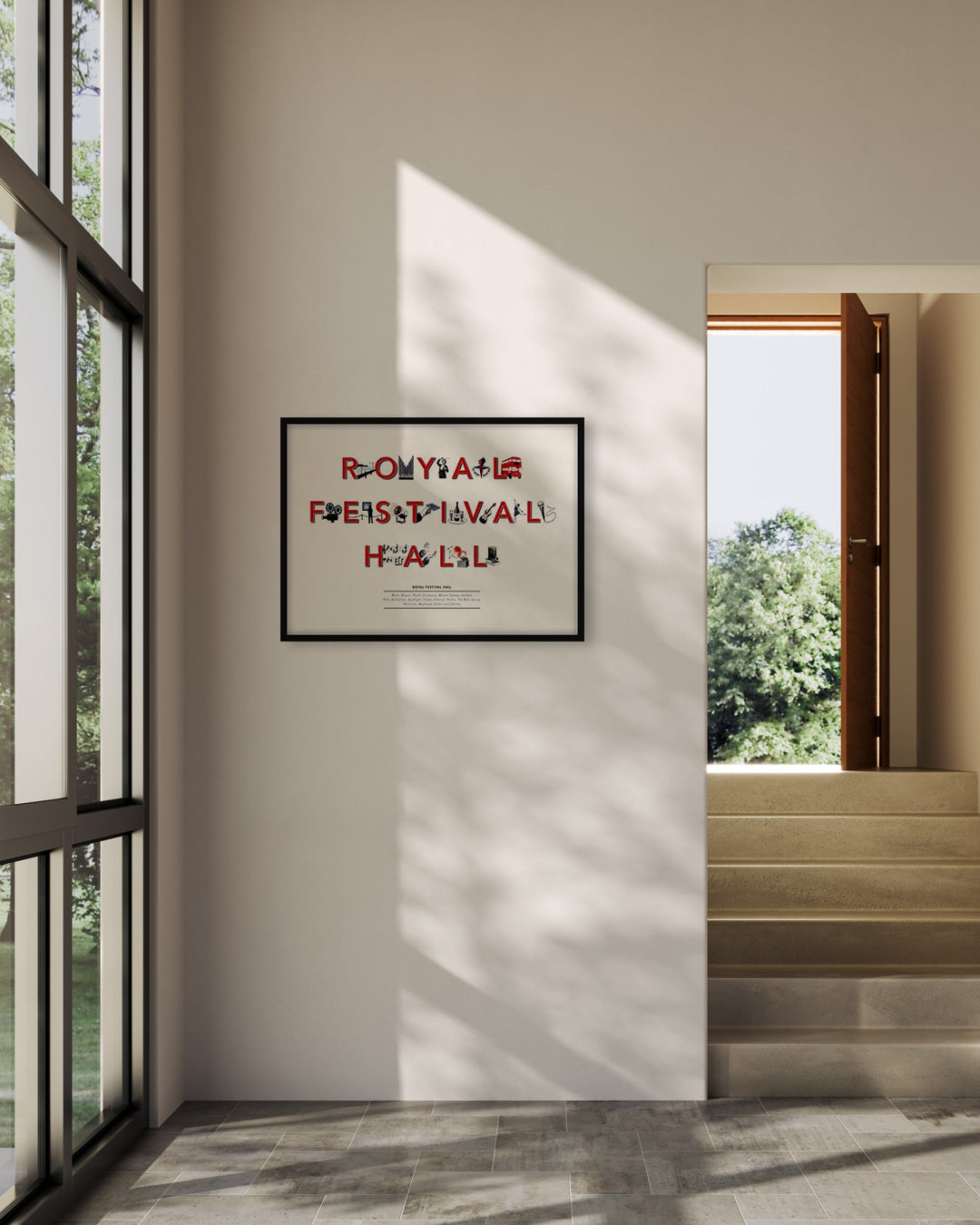【限定100部】Royal Festival Hall Typography Print