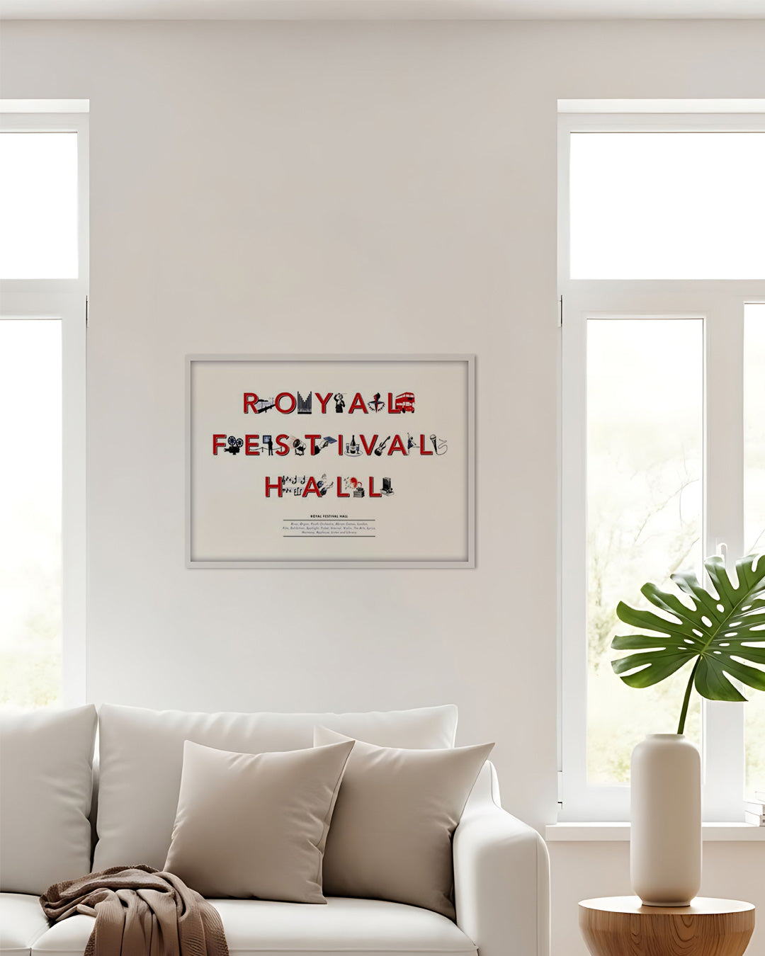 【限定100部】Royal Festival Hall Typography Print