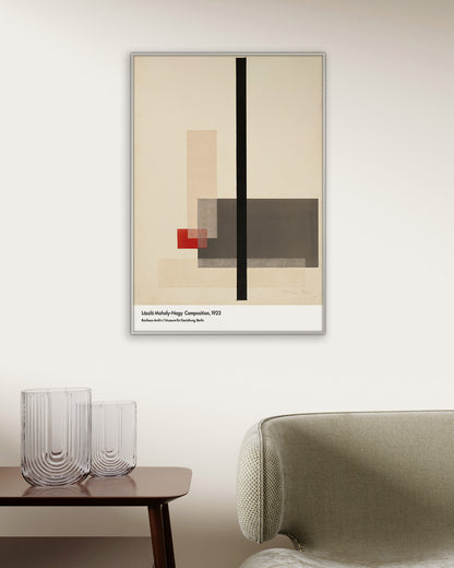 【限定セット】Composition Poster (1923)アートポスター【László Moholy-Nagy│ラースロー・モホイ＝ナジ】（100×69cm）
