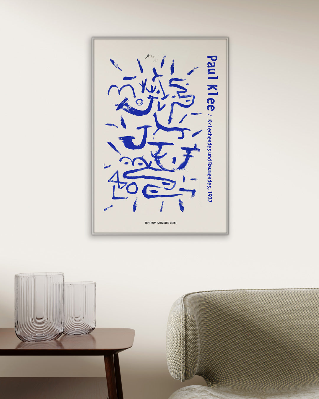【限定セット】Kriechendes und Baumendes Poster (1937)アートポスター【Paul Klee│パウル・クレー】（100×69cm）